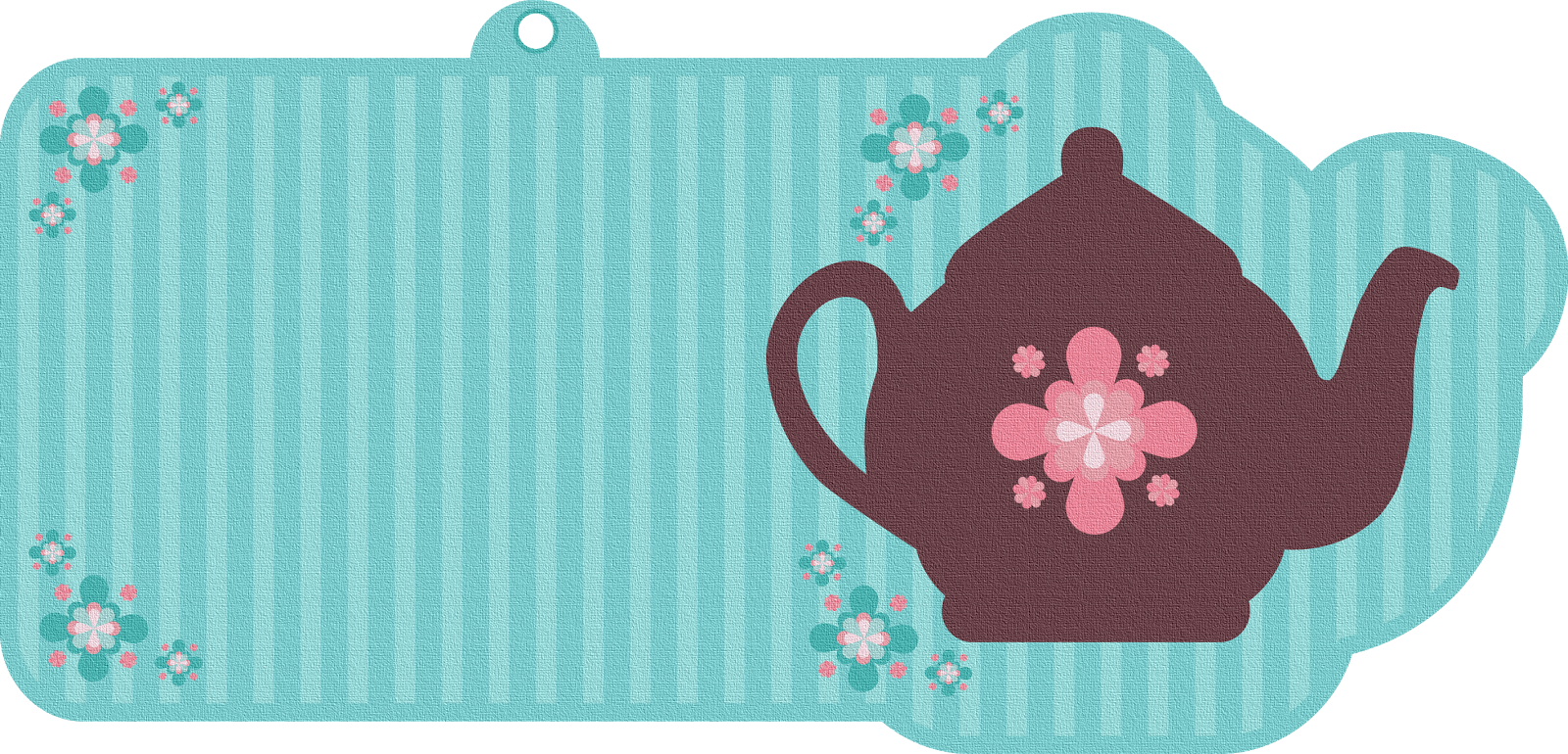 Teapoton Striped Board Graphic PNG image