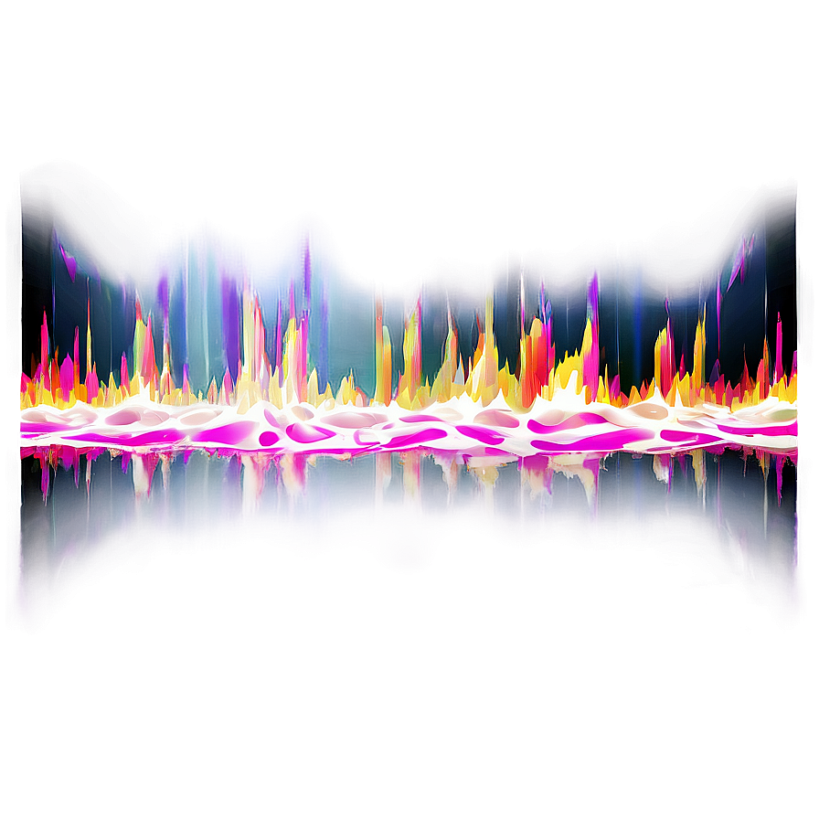 Techno Music Wave Png Gff PNG image