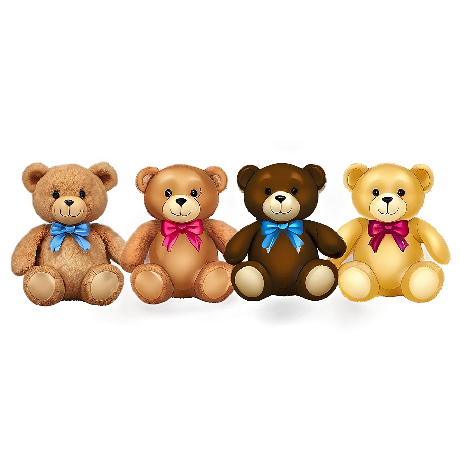 Teddy Bear Collection Png 05212024 PNG image