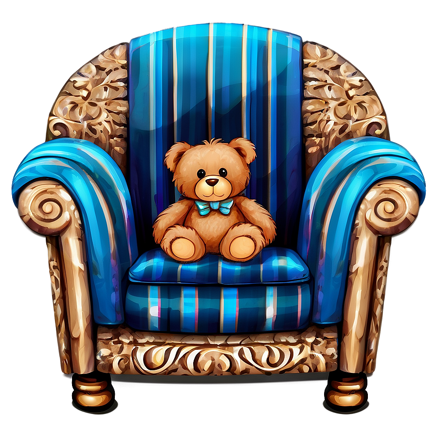 Teddy Bear In A Chair Clipart Png 46 PNG image