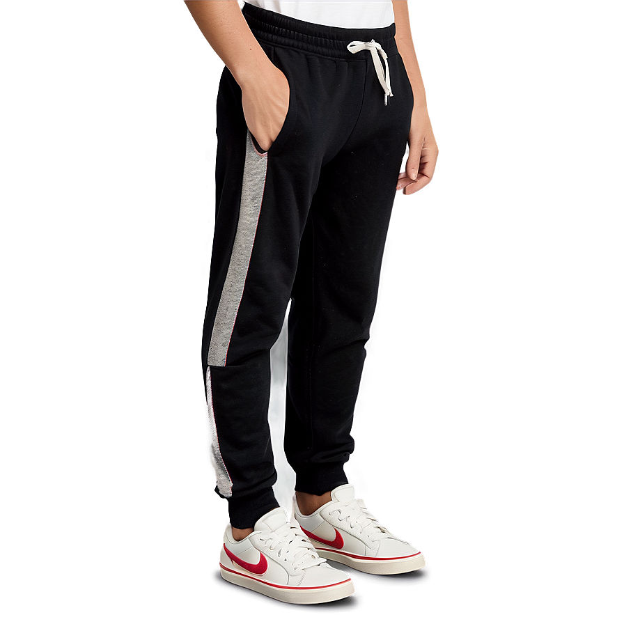 Teen Black Sweatpants Png 10 PNG image