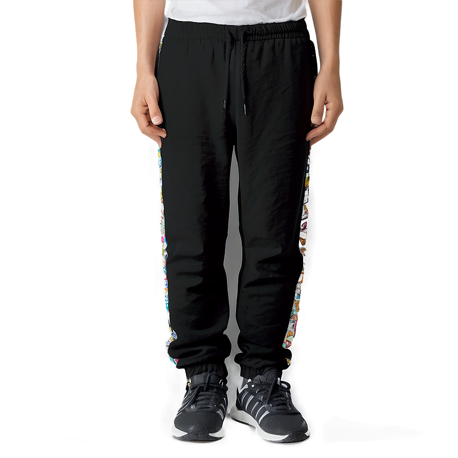 Teen Black Sweatpants Png Ldd PNG image