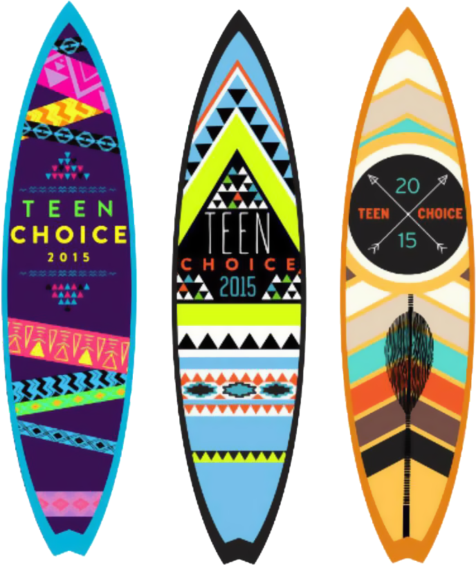 Teen Choice Award Surfboards2015 PNG image