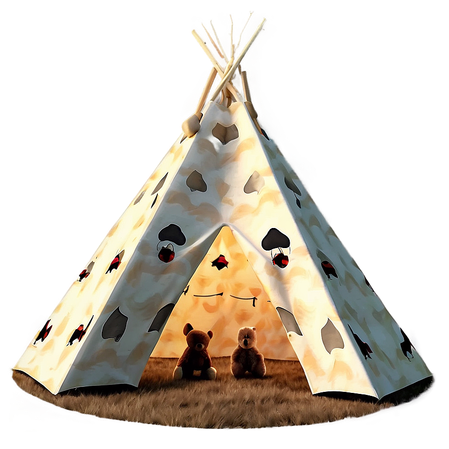 Teepee With Animal Friends Png 38 PNG image