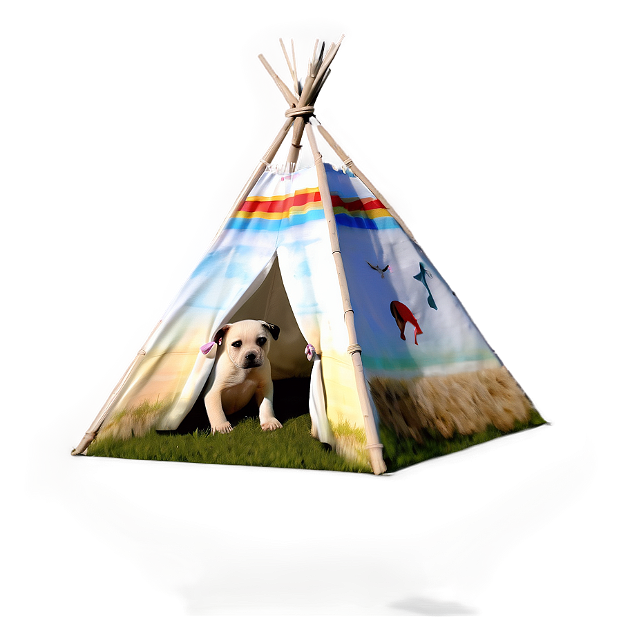 Teepee With Animal Friends Png Ioh PNG image