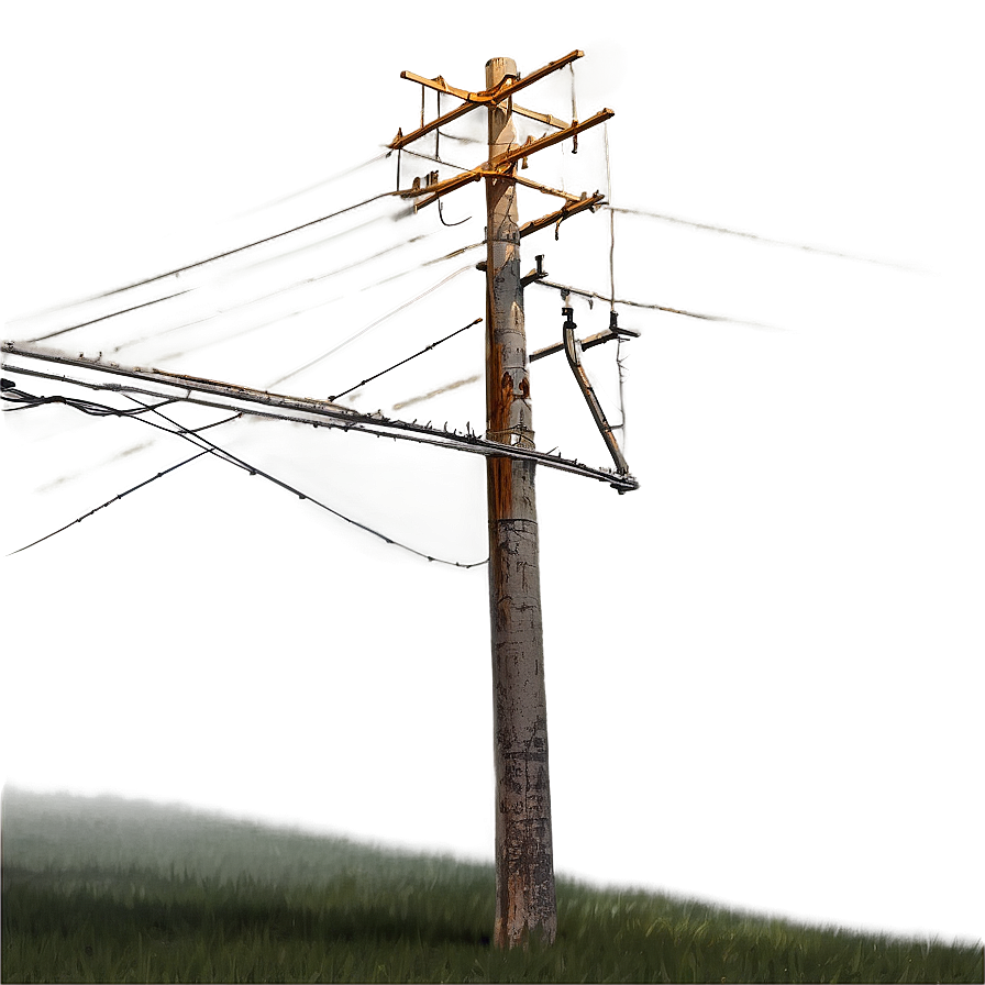 Telephone Pole In Fog Png Bdt PNG image