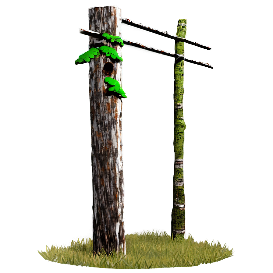 Telephone Pole In Nature Png Njj9 PNG image