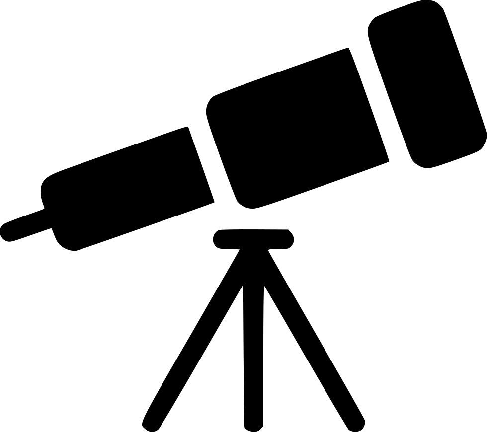 Telescope Silhouette PNG image