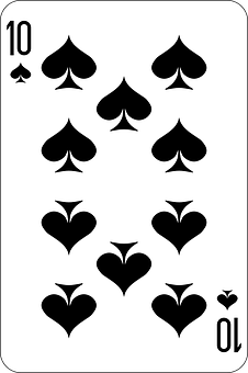 Ten_of_ Spades_ Playing_ Card PNG image