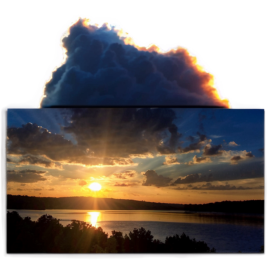 Tennessee Lake Sunset Png Cty PNG image