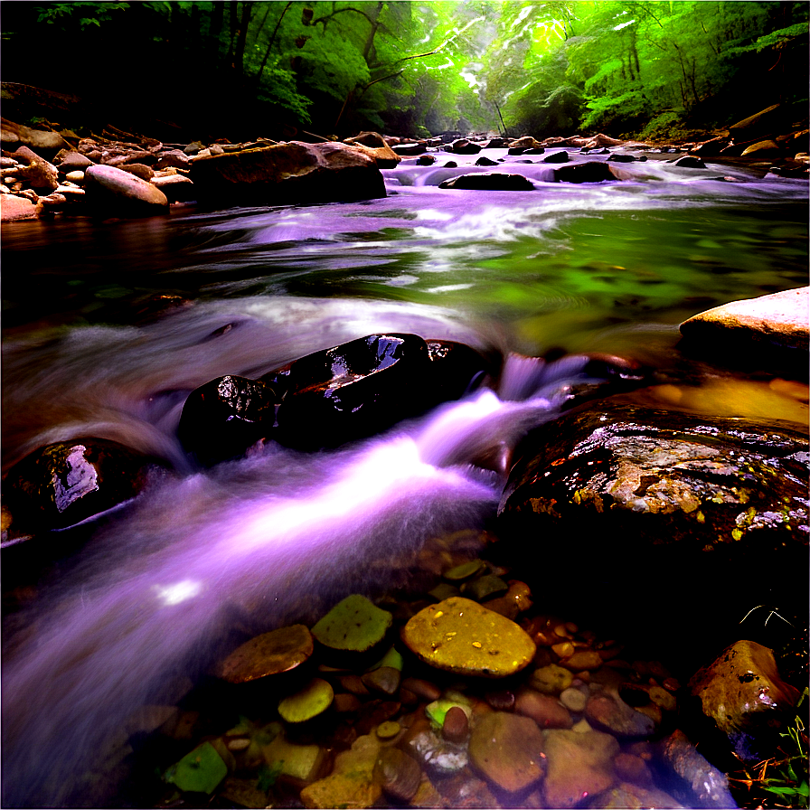 Tennessee Mountain Stream Png 06122024 PNG image