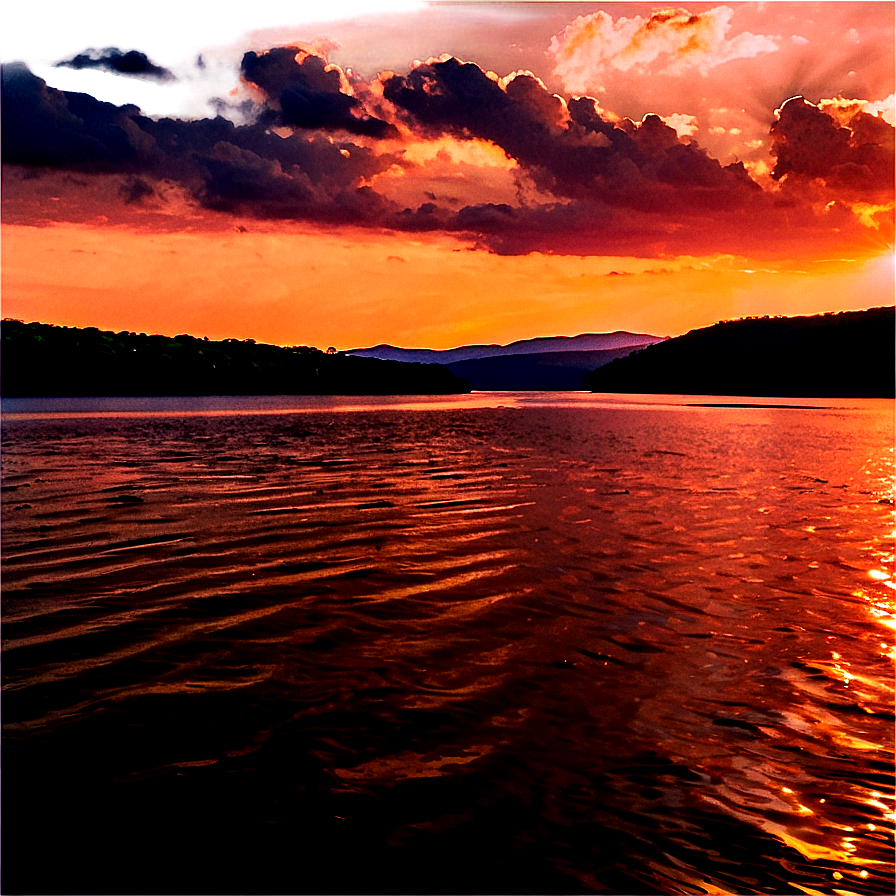 Tennessee River Sunset Png Ghn99 PNG image