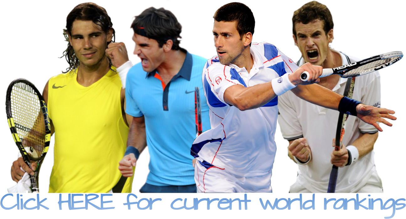 Tennis Champions Montage PNG image