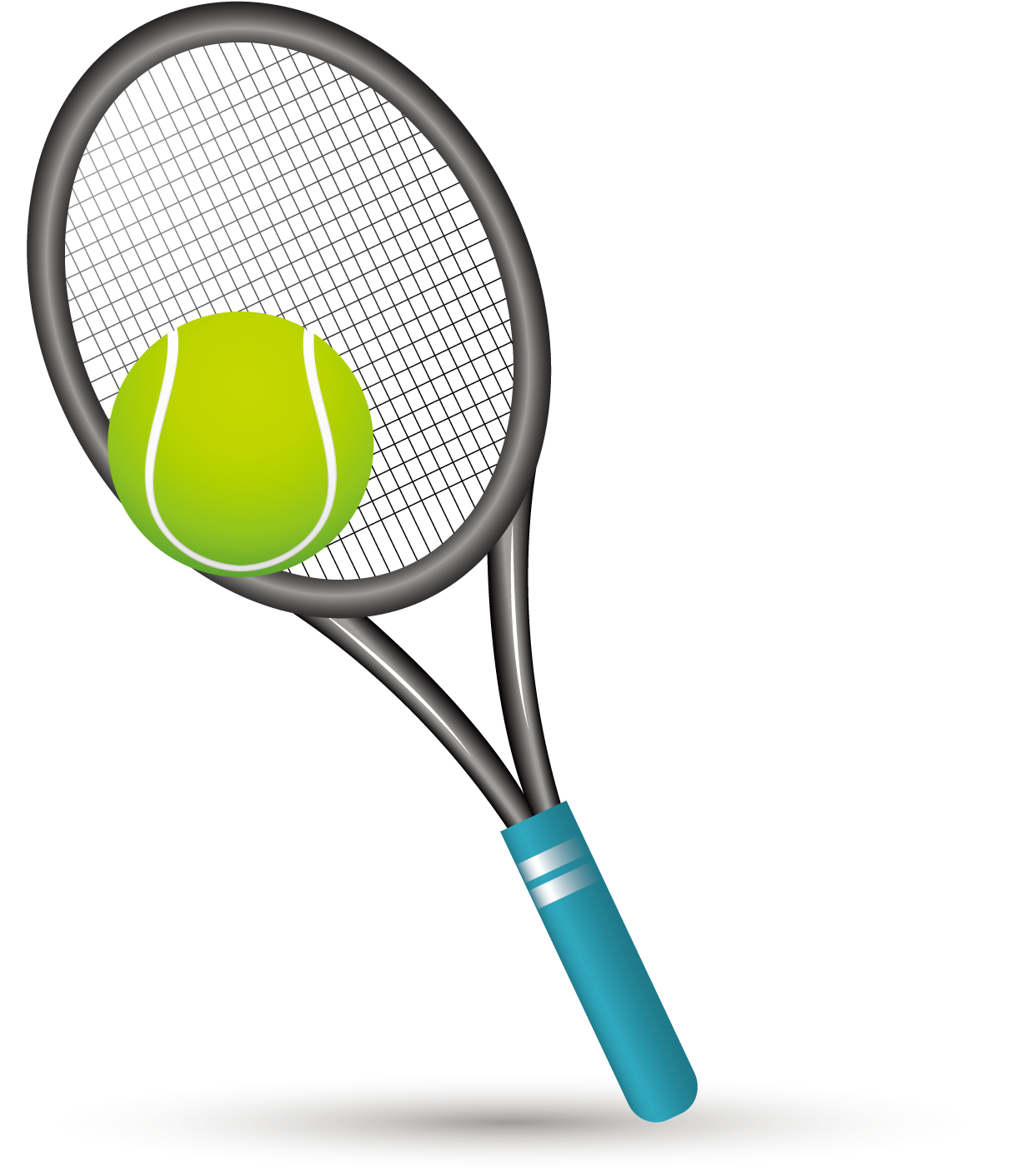 Tennis Racketand Ball PNG image