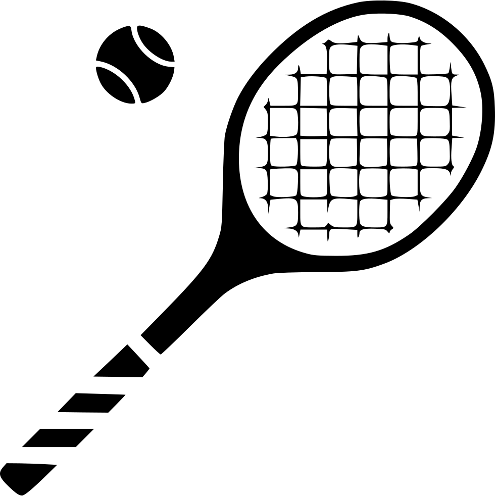 Tennis Racketand Ball Icon PNG image