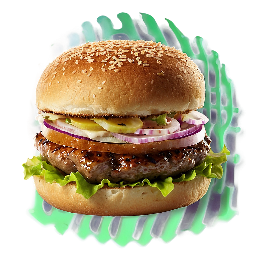 Teriyaki Burger Png 05042024 PNG image