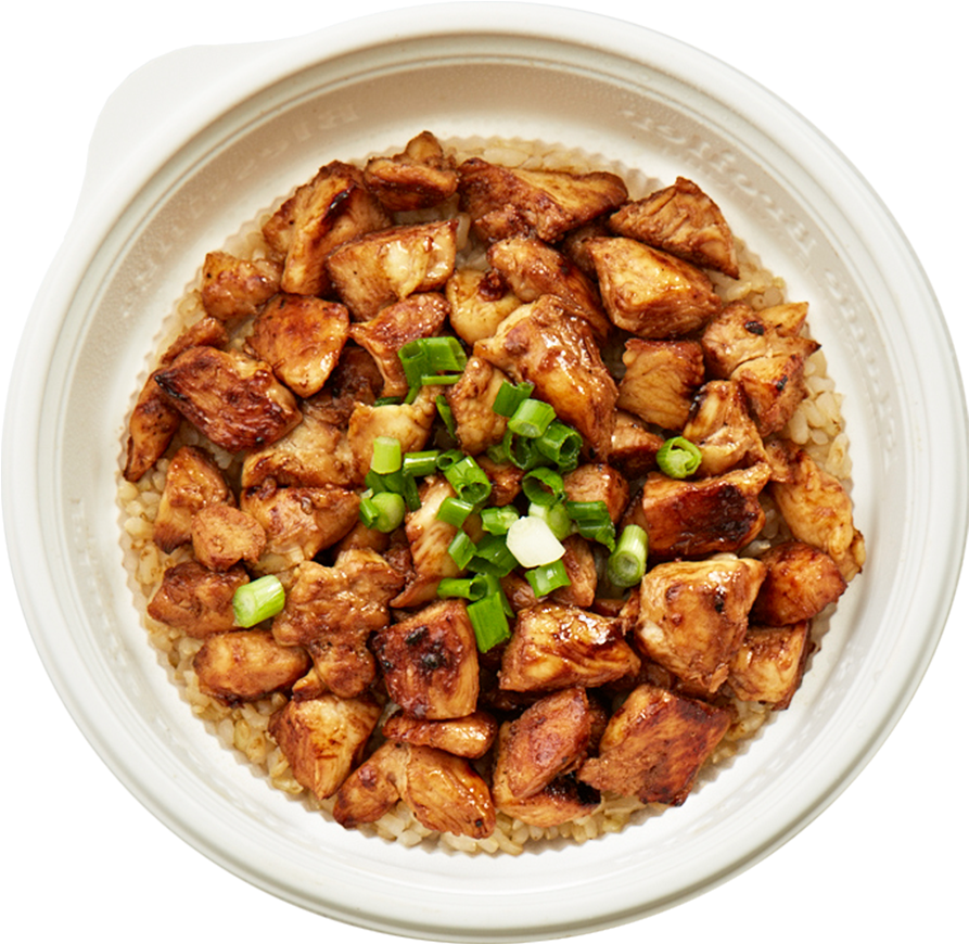 Teriyaki Chicken Rice Bowl PNG image