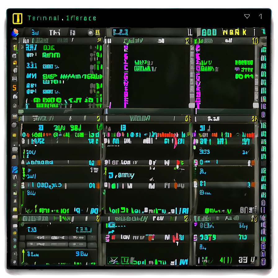 Terminal Interface Screenshot Png 63 PNG image