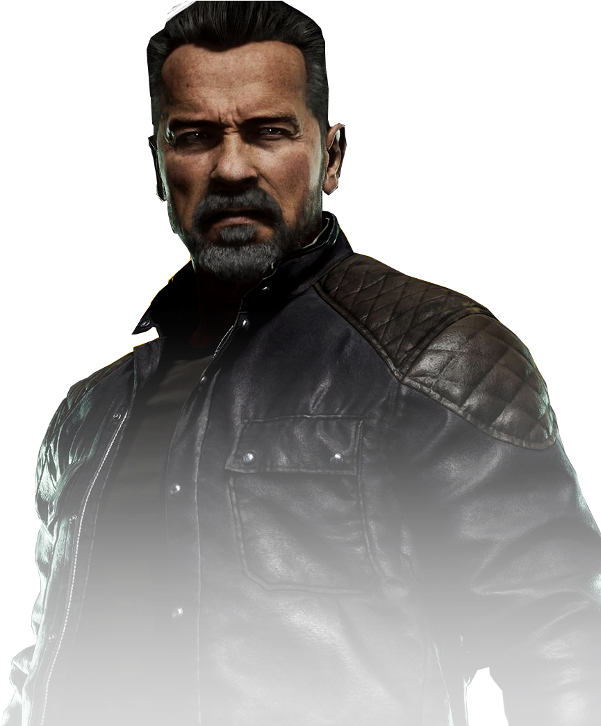 Terminator Character Portrait PNG image