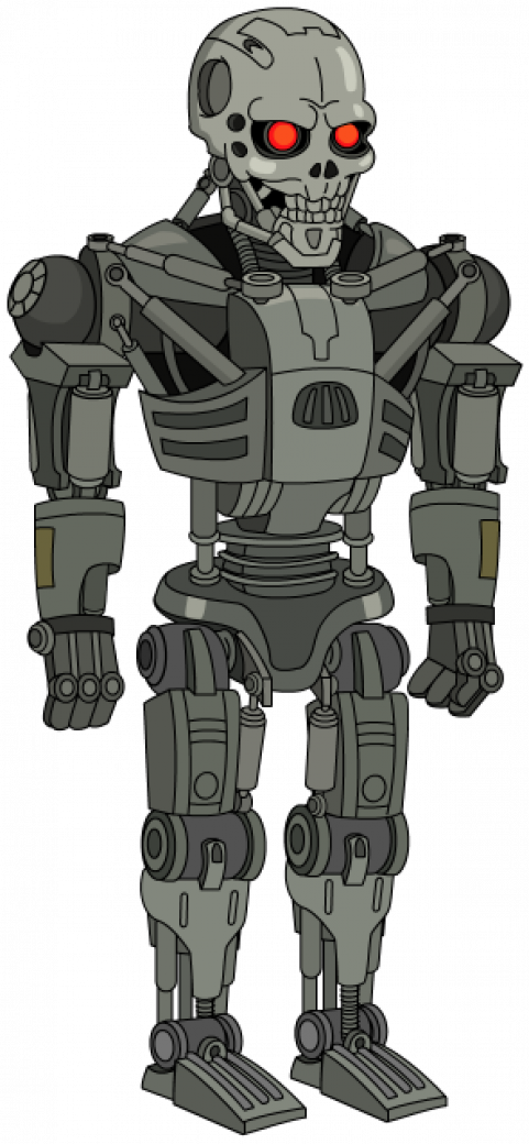 Terminator T800 Endoskeleton PNG image