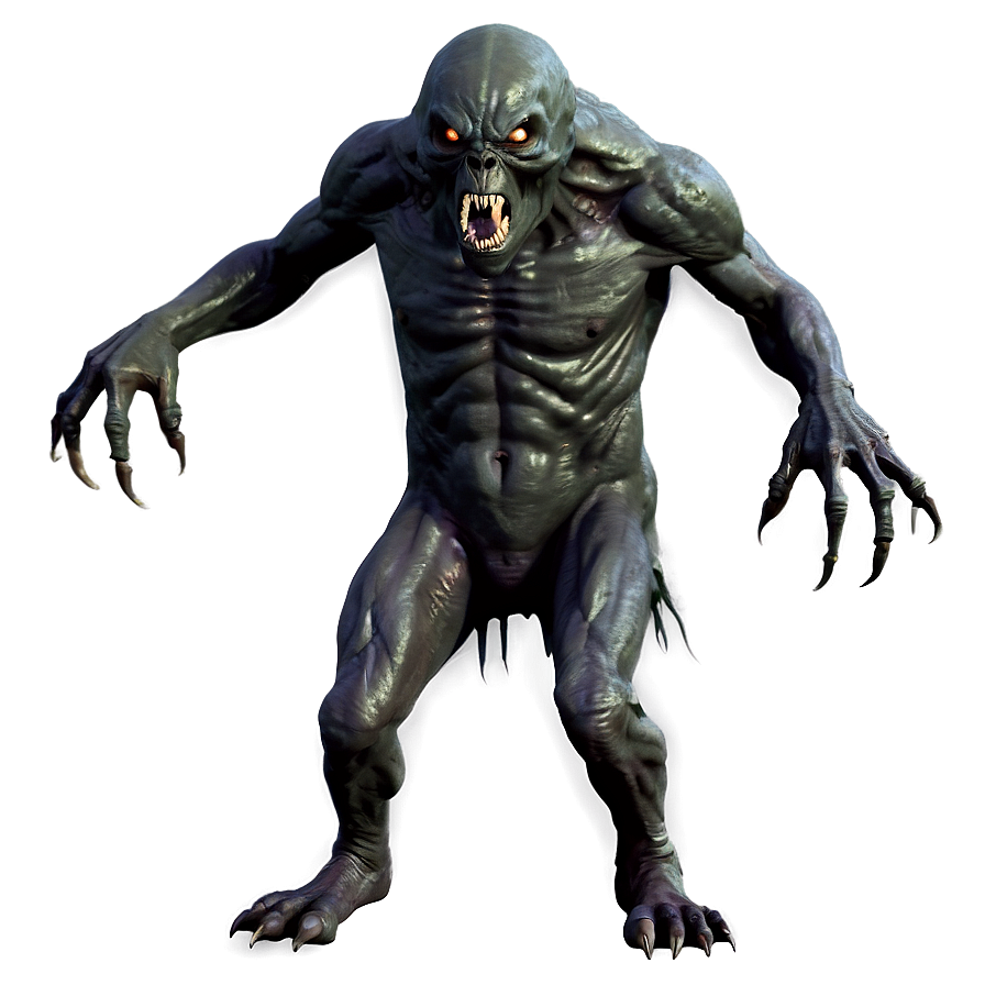 Terrifying Dark Monster Png 06242024 PNG image