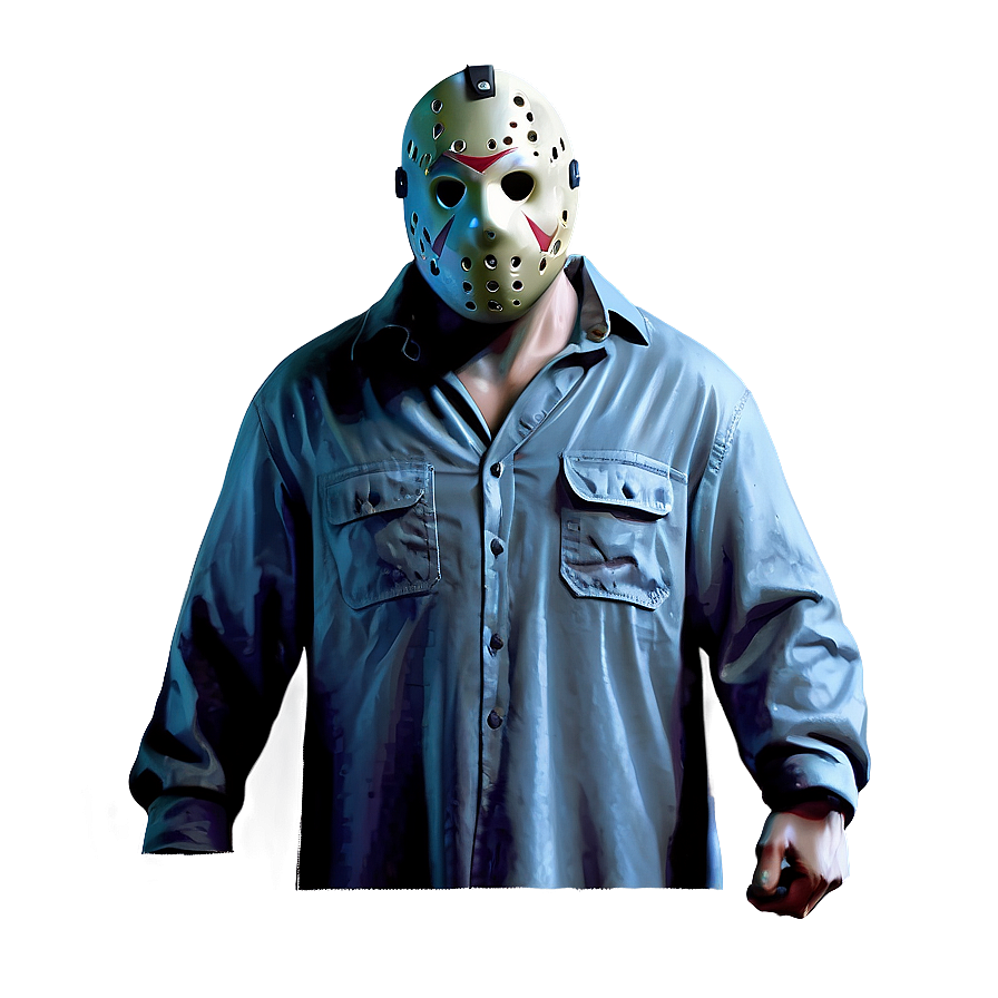 Terrifying Jason Voorhees Art Png Rbl26 PNG image