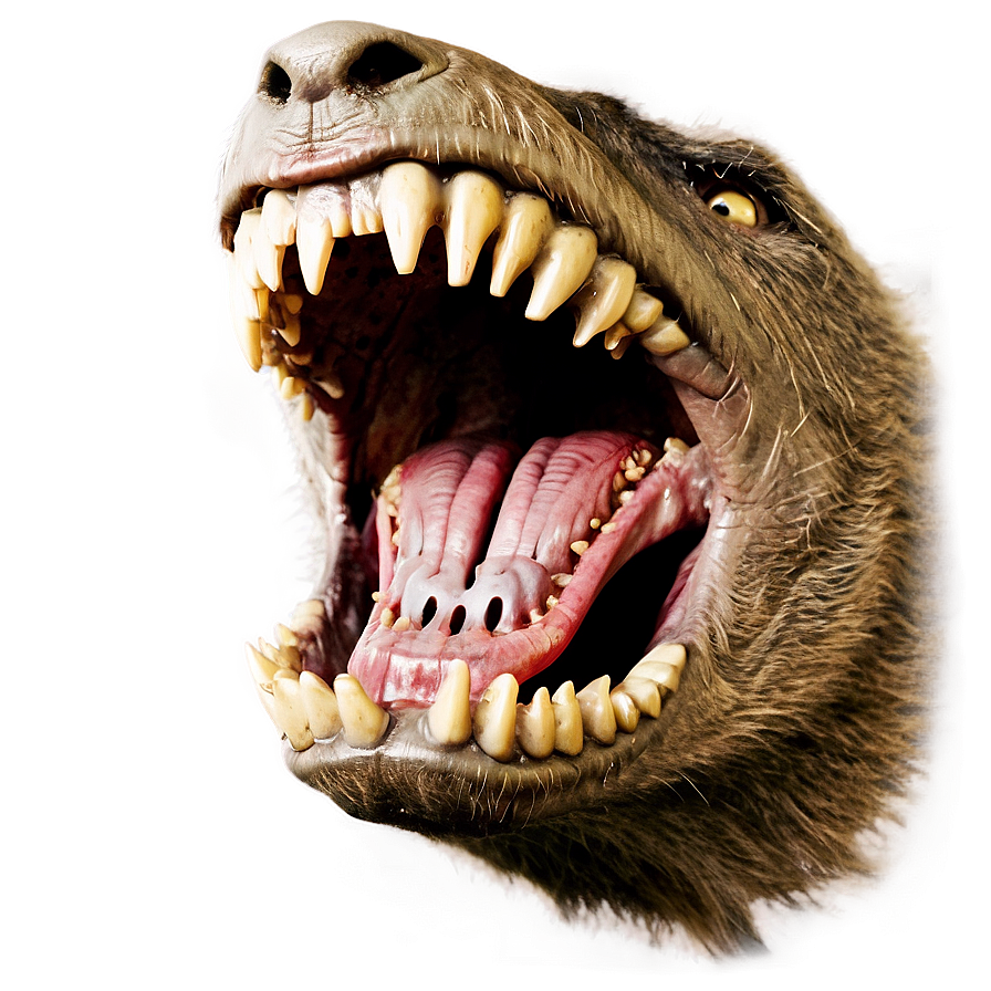 Terrifying Werewolf Fangs Png Jux98 PNG image