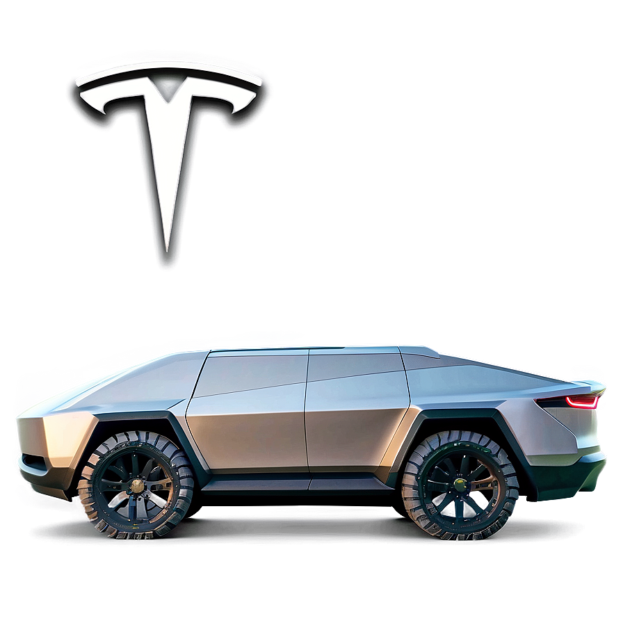 Tesla Cybertruck At Sunset Png 78 PNG image