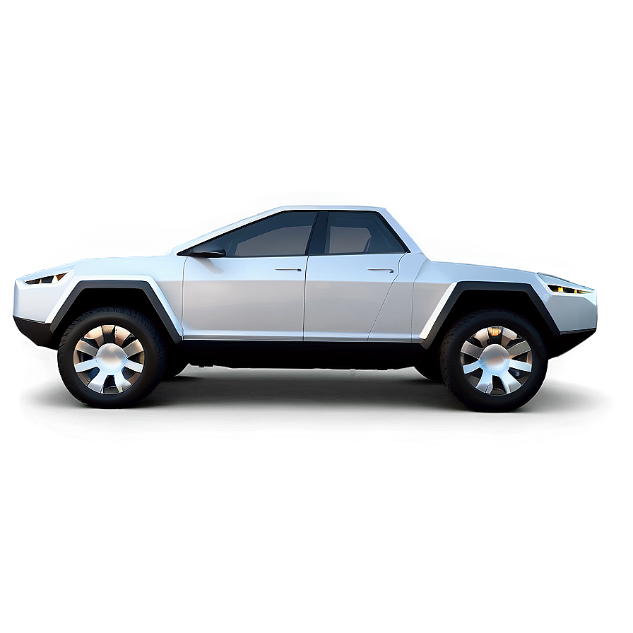 Tesla Cybertruck Profile Png 06122024 PNG image