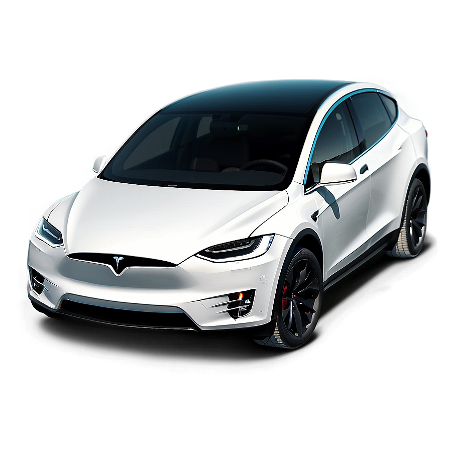 Tesla Model X In Snow Png 48 PNG image