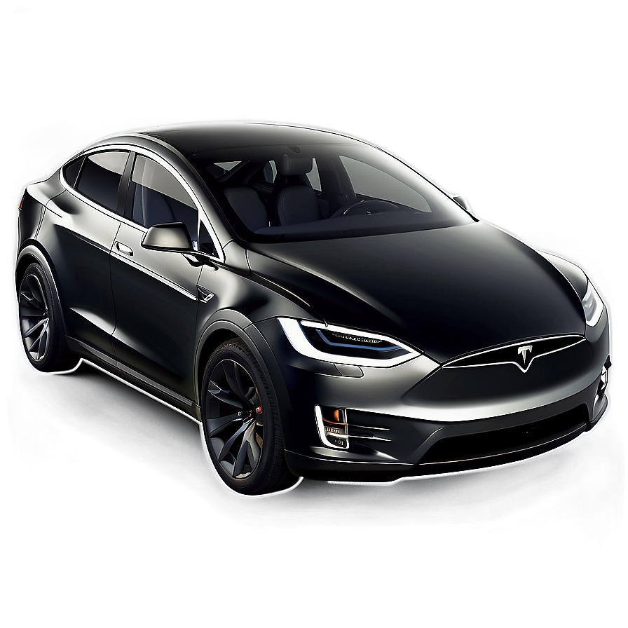 Tesla Model X Smart Summon Feature Png 06282024 PNG image