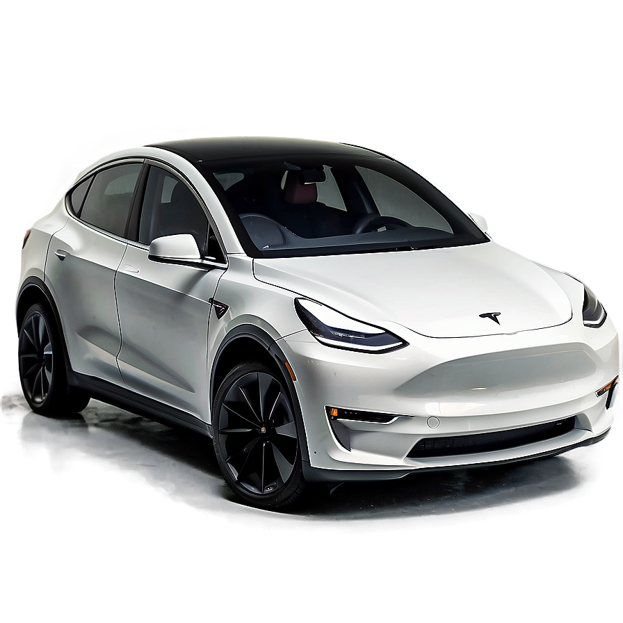 Tesla Model Y In Rain Png 06212024 PNG image