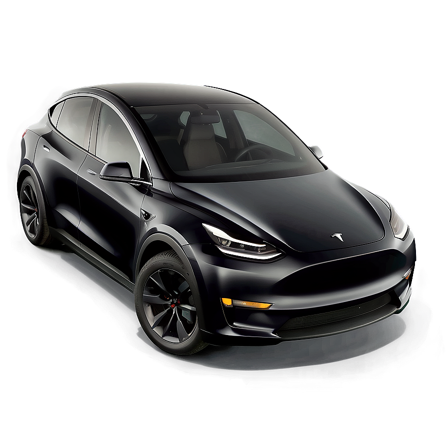 Tesla Model Y Matte Black Png Ikj91 PNG image