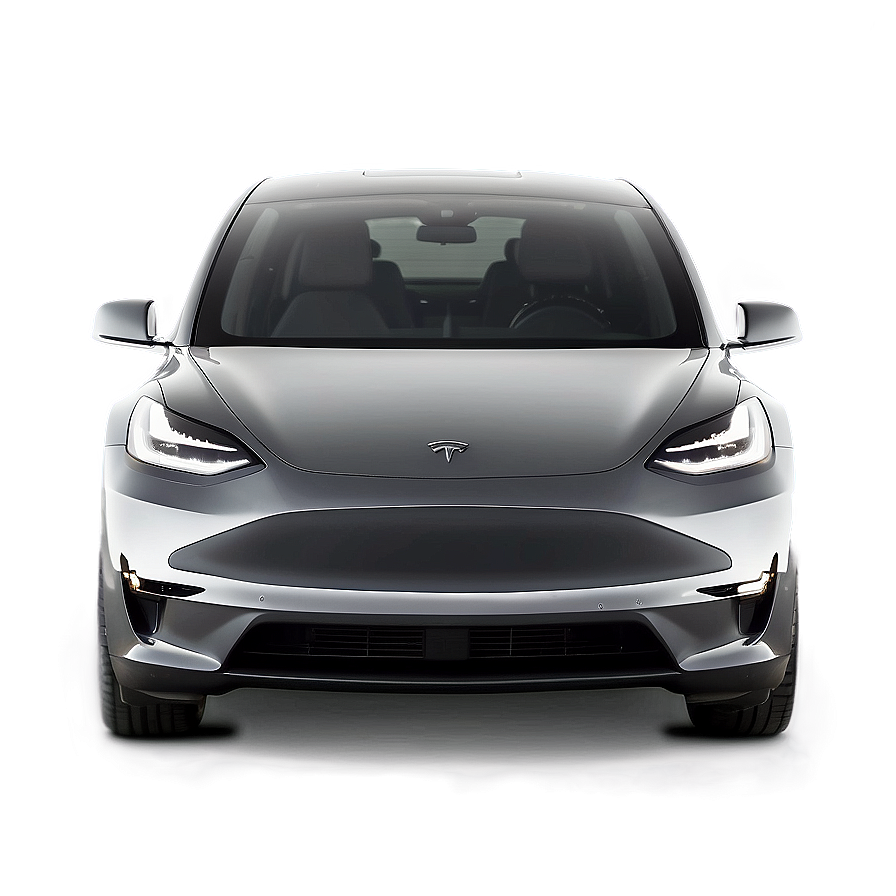 Tesla Model Y With Spoiler Png 06212024 PNG image