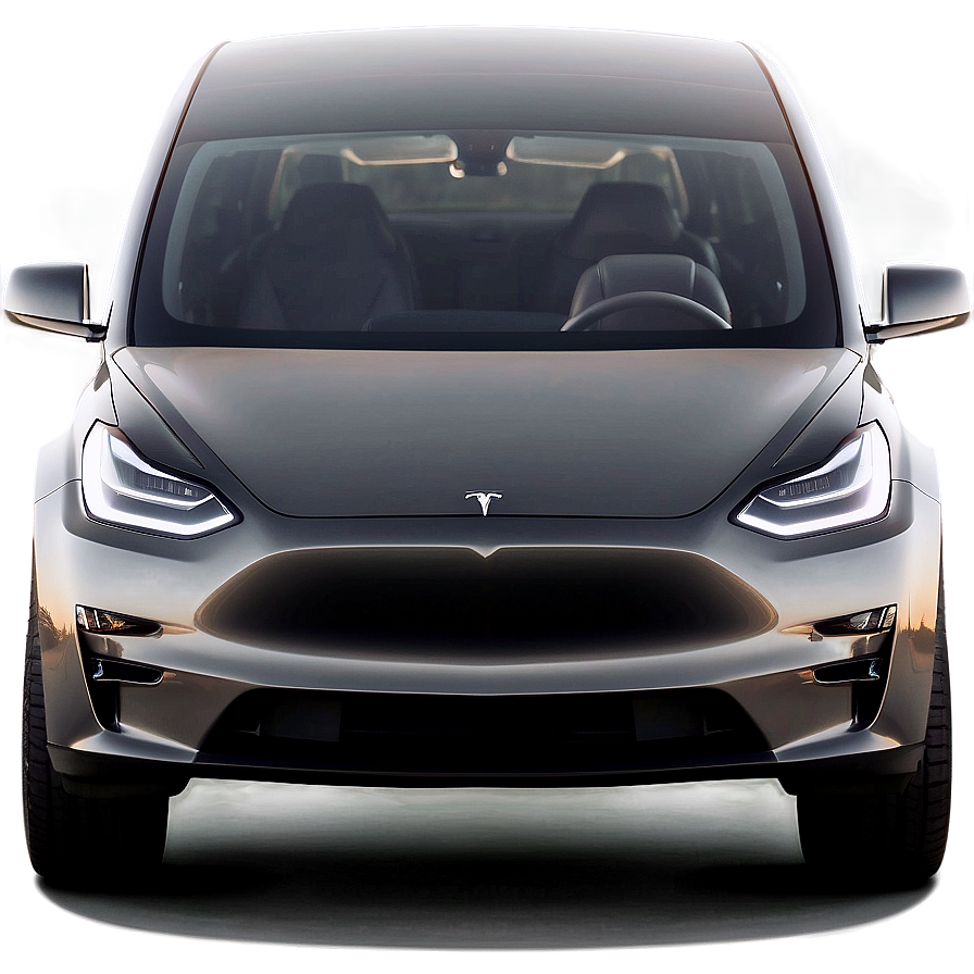 Tesla Model Y With Spoiler Png 06212024 PNG image