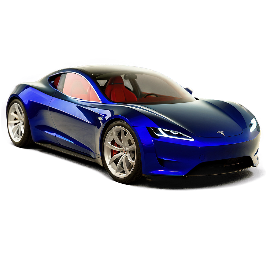 Tesla Roadster Full Speed On Track Png Fap PNG image