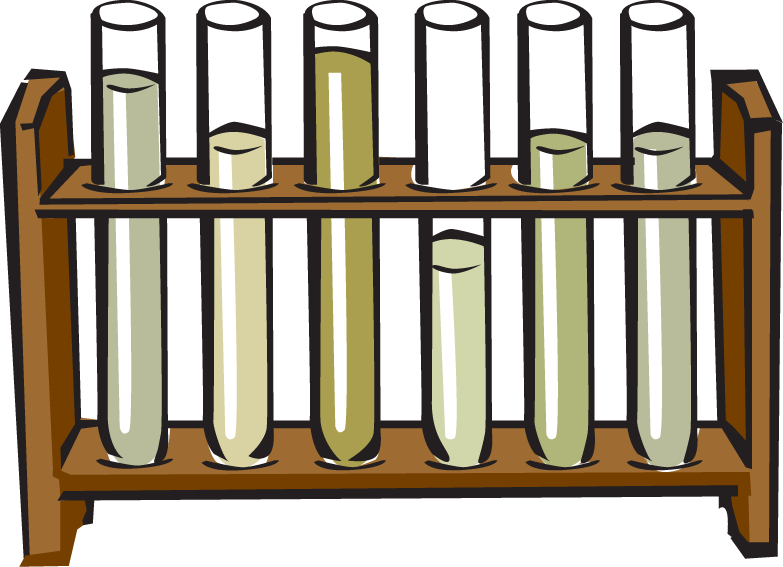 Test Tubesin Rack Illustration PNG image