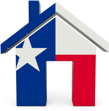 Texas Flag House Icon PNG image