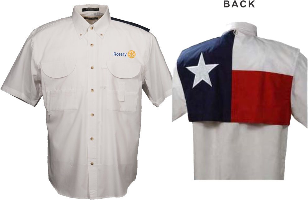 Texas Flag Rotary Shirt Design PNG image