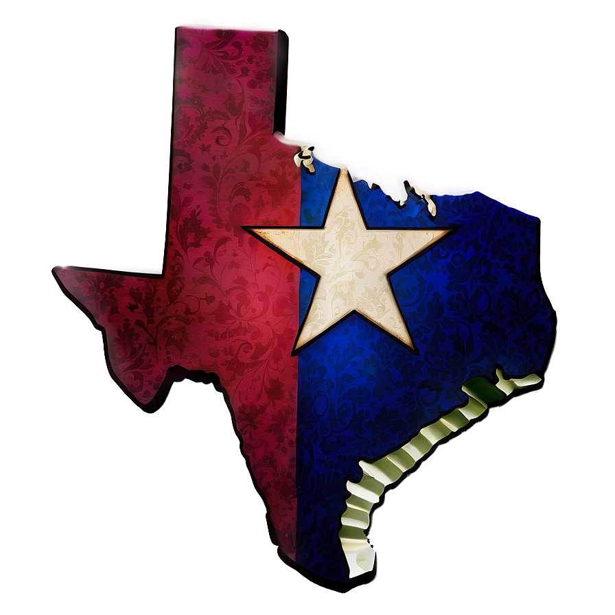 Texas Map Outline Png Aay PNG image