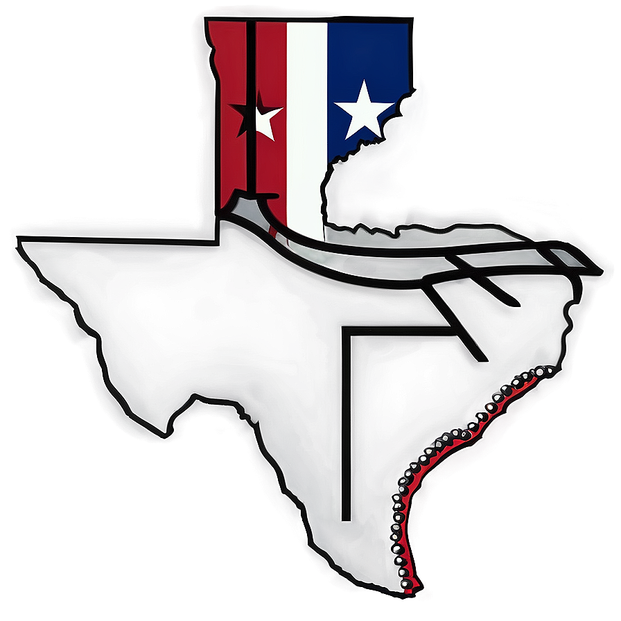 Texas Outline Artwork Png 05252024 PNG image