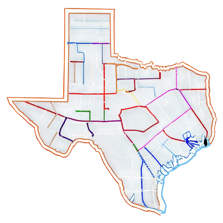 Texas Outline Map Png Hvv51 PNG image