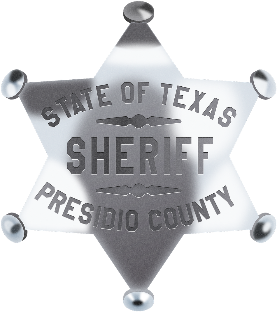 Texas Presidio County Sheriff Badge PNG image