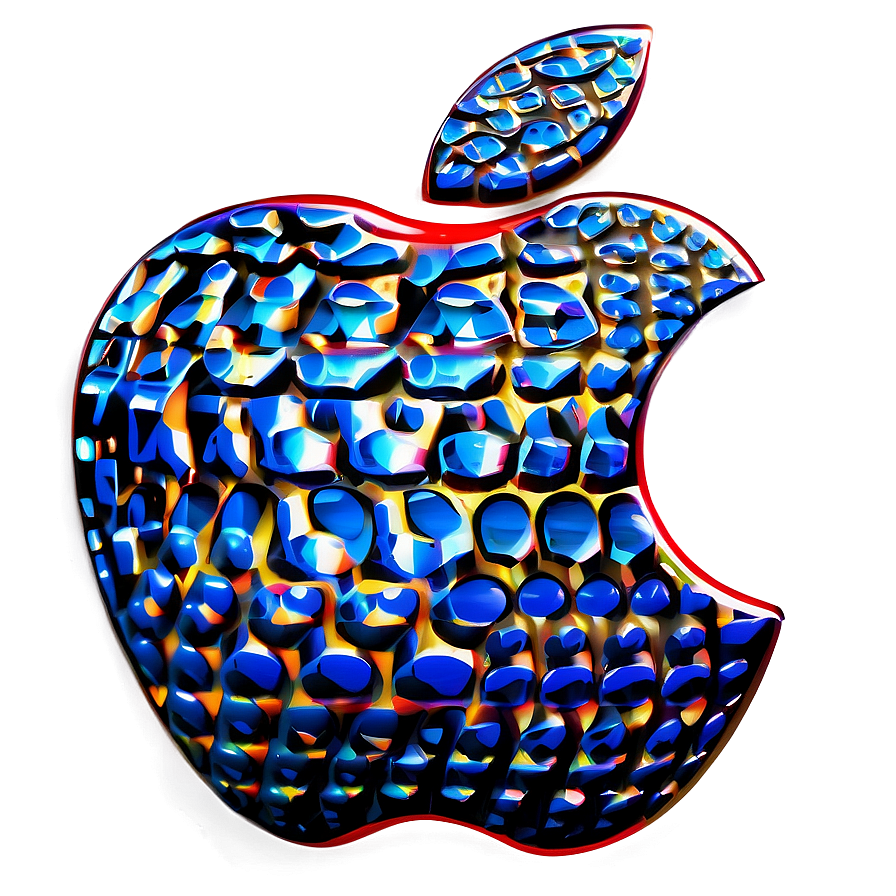 Textured Apple Logo Png Hug PNG image