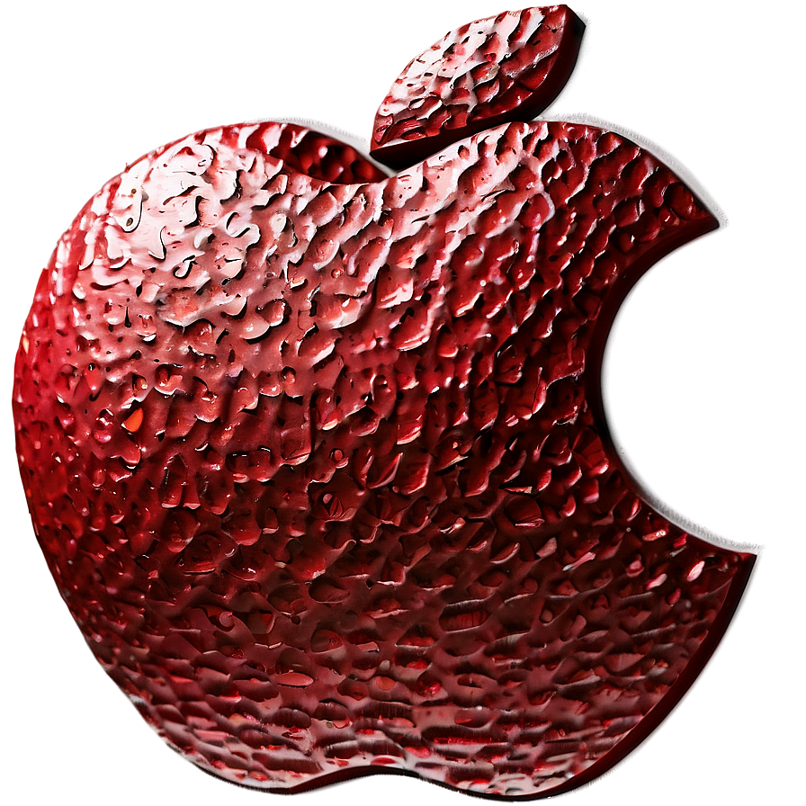Textured Apple Logo Png Mtc PNG image