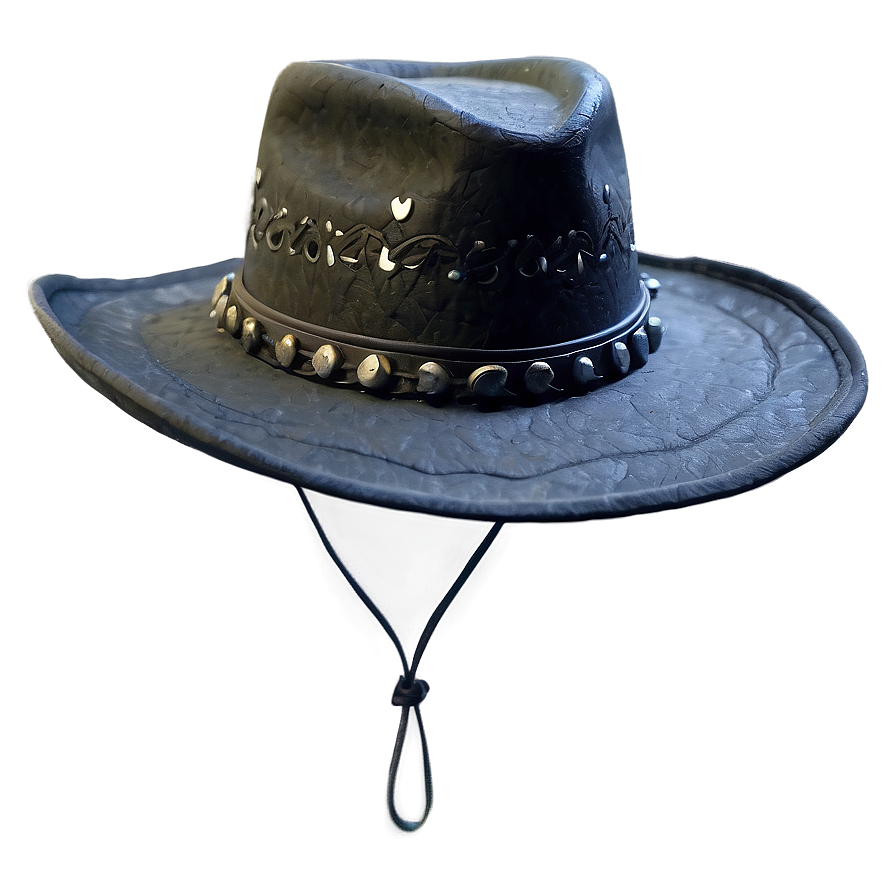 Textured Black Cowboy Hat Png Uoe PNG image