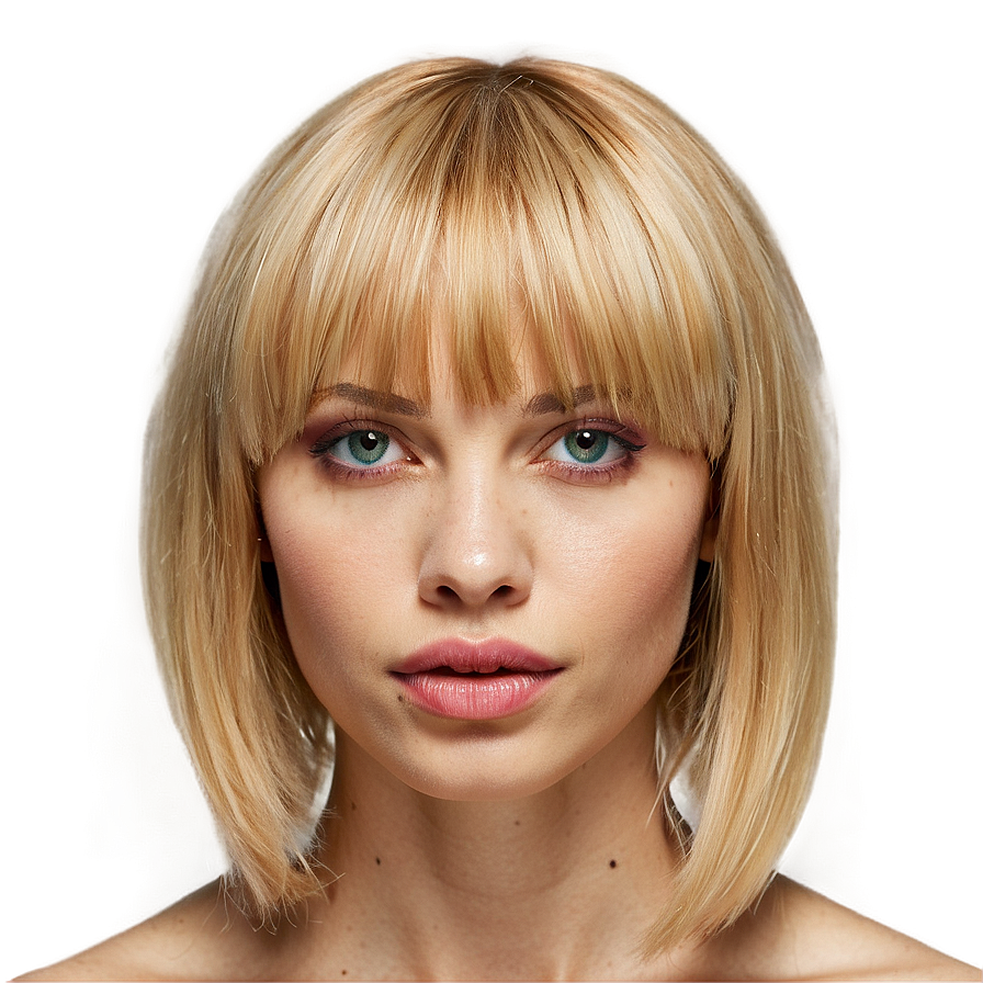 Textured Blonde Bangs Png Owt56 PNG image