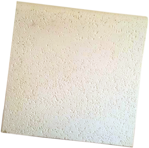 Textured Ceiling Tile Angle View PNG image