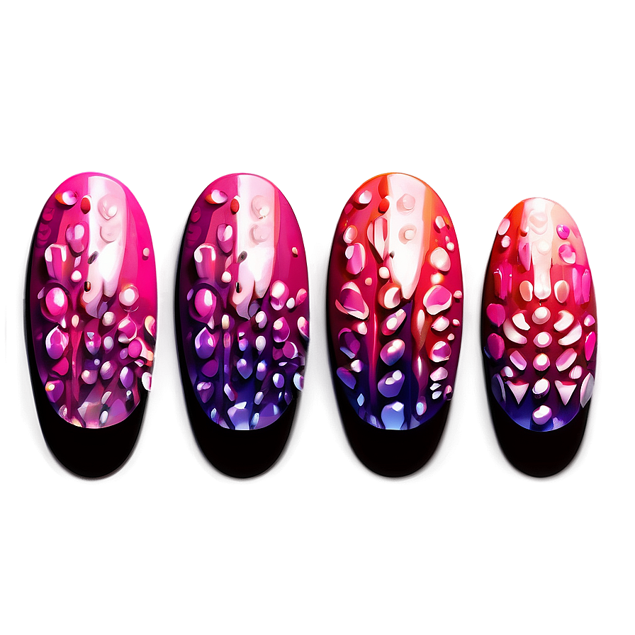 Textured Fake Nails Png Leq18 PNG image