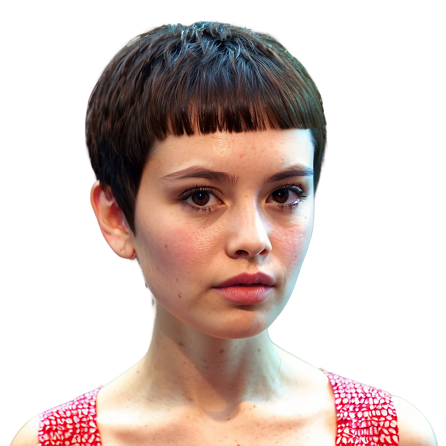 Textured Karen Haircut Png 06212024 PNG image